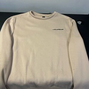 SHEIN Cream Crewneck Sweater